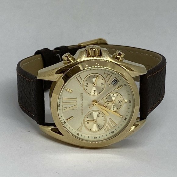 Michael Kors Bradshaw MK6318 Women Brown Leather A